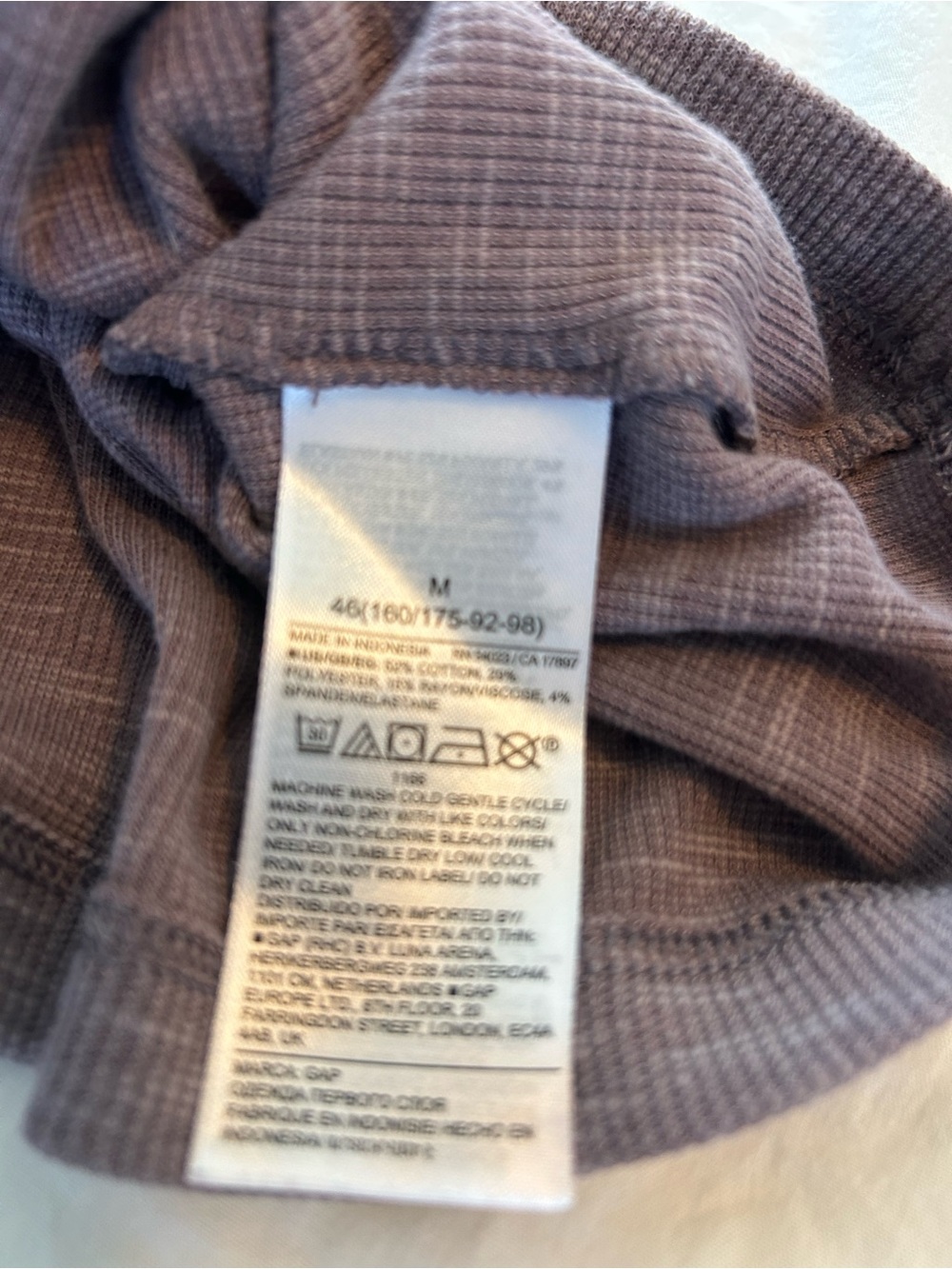 GAP Ribbed Mauve Tee & Gap Navy Crewneck Duo - Picture 9 of 9